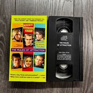 The Rules of Attraction VHS James Van Der Beek Ian Somerhalder Lions Gate Films